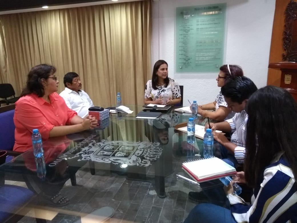 Reunión de trabajo con la diputada del VI Distrito del municipio de Campeche,
